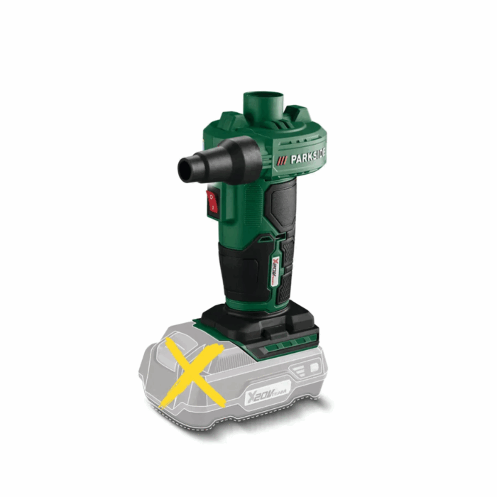 Akku-Kompressor + Akku-Luftpumpe – 20 V Set – Bild 7